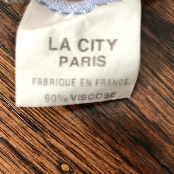 purple LA City Paris top - Picture 3 of 3
